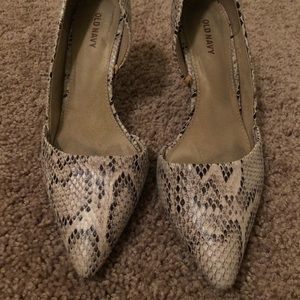 Snake Skin Heels